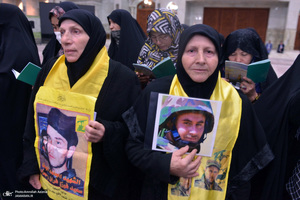 تجدید میثاق خانواده شهدای رسانه محمور مقاومت با آرمان های حضرت امام