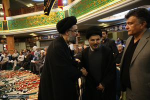 مراسم یاد بود حاجیه خانم صدیقه محمدی هشترودی خواهر همسر حجت الاسلام والمسلمین سید مهدی امام جمارانی