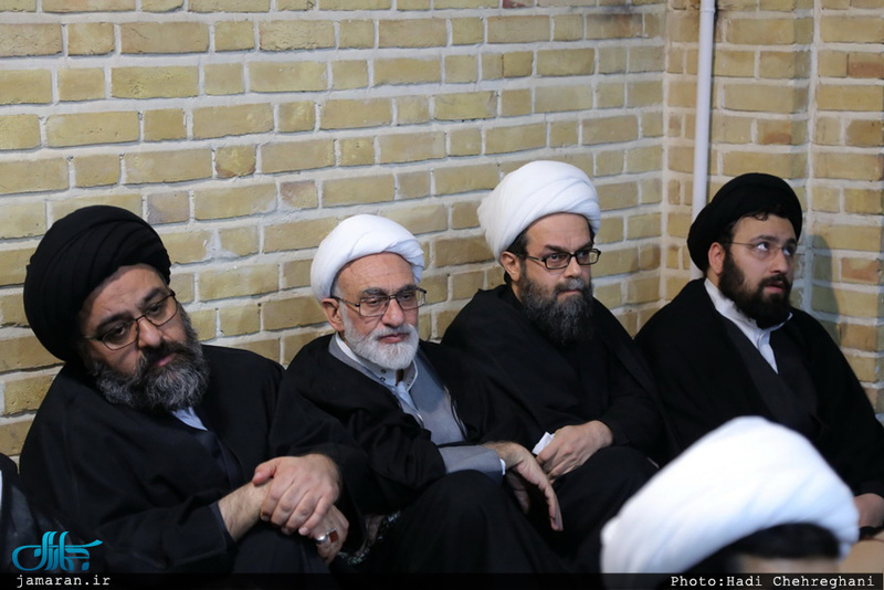 مراسم بزرگداشت سید رحیم میریان در بیت حضرت امام در قم