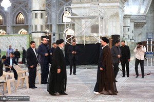 تجدید میثاق رئیس جمهور و اعضای دولت با آرمان های حضرت امام خمینی (س)