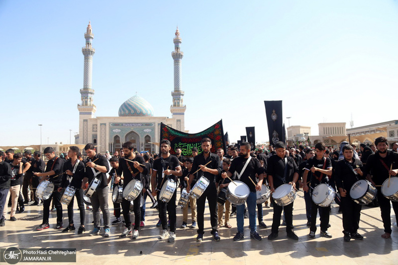 حال و هوای حرم کریمه اهل بیت در ظهر تاسوعای حسینی(ع)