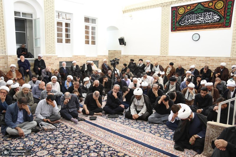مراسم عزاداری شهادت امام صادق (ع)  در بیت آیت الله العظمی شبیری زنجانی