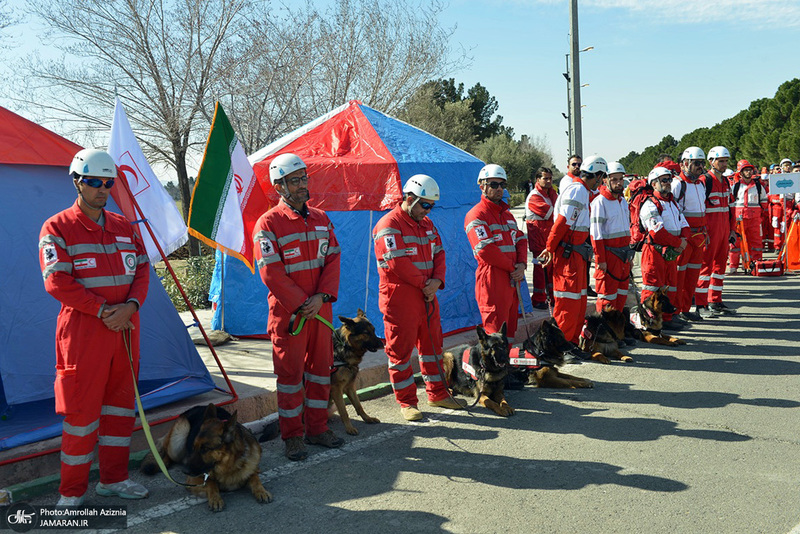 آئین آغاز طرح ملی خدمات نوروزی جمعیت هلال احمر در جوار حرم مطهر امام خمینی (س)