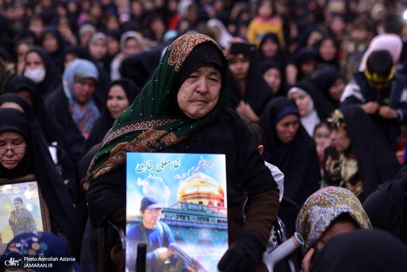 نخستین یادواره شهدای مدافع حرم فاطمیون در حرم مطهر امام خمینی(س)