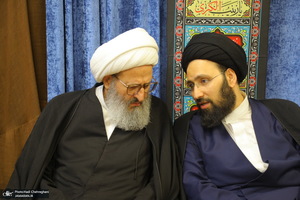مراسم عزاداری شهادت حضرت فاطمه زهرا (س) در بیت آیت الله فقیهی