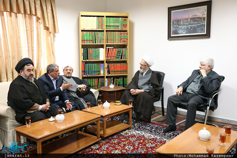 دیدارهای خانواده آیت الله هاشمی رفسنجانی با آیات و مراجع عظام