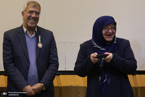 مراسم استاد ممتازی دانشگاه صنعتی شریف با حضور عارف