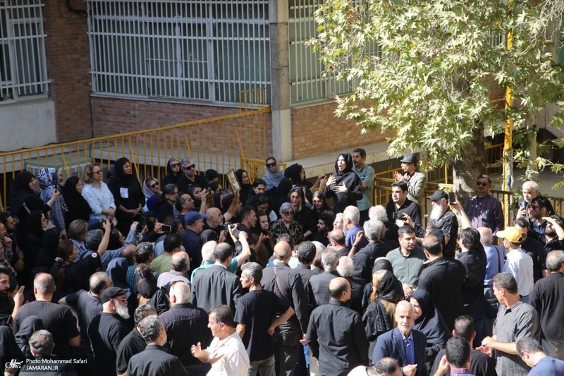 مراسم تشییع ثمینه باغچه‌بان