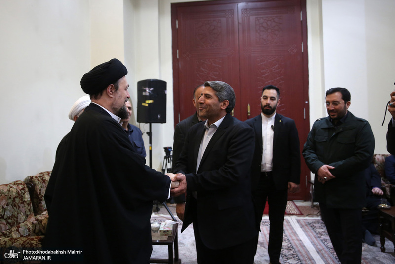 دیدار وزیر ارتباطات و معاونین با سید حسن خمینی