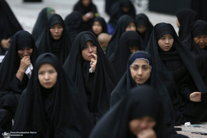 سومین شب عزاداری حضرت اباعبدالله الحسین (ع) در حرم امام خمینی