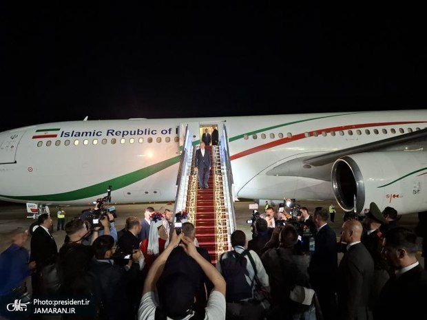 پزشکیان وارد مینسک شد + عکس