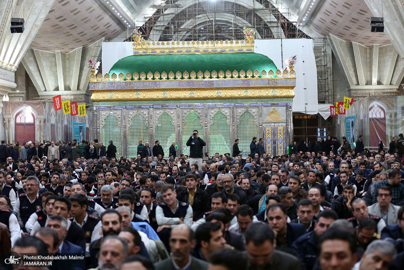 تجدید میثاق شهردار تهران و اعضای شورای اسلامی شهر تهران با آرمان های امام(س)