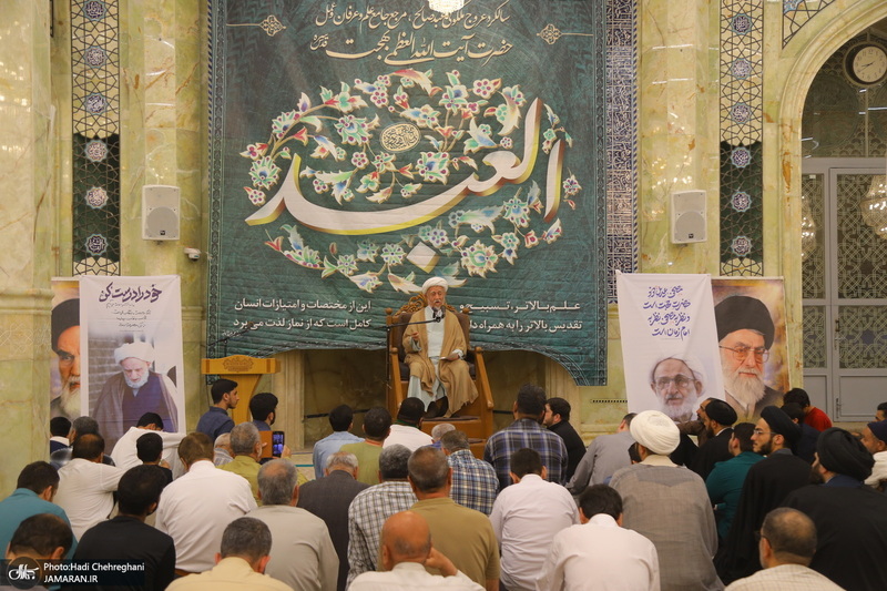 مراسم شانزدهمین سالگرد ارتحال آیت الله بهجت‎ (ره) در قم