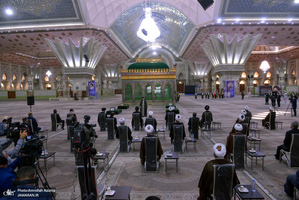 تجدیدمیثاق رئیس قوه قضائیه و مسئولان عالی قضایی با آرمان‌های حضرت امام خمینی(س)