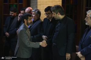 مراسم ختم مادر مهدی طباطبایی