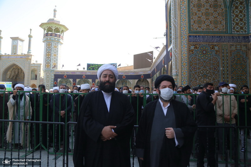 مراسم تشییع پیکر آیت الله حسن ممدوحی(ره)