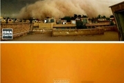 طوفان شن یزد را با خود برد! + عکس