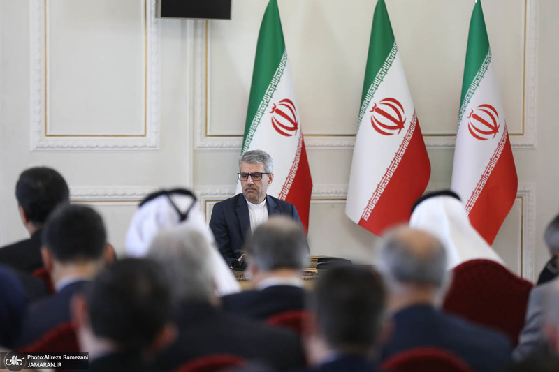 نشست وزیر امور خارجه با سفرا و کارداران و روسای نمایندگی های خارجی و بین‌المللی مقیم تهران