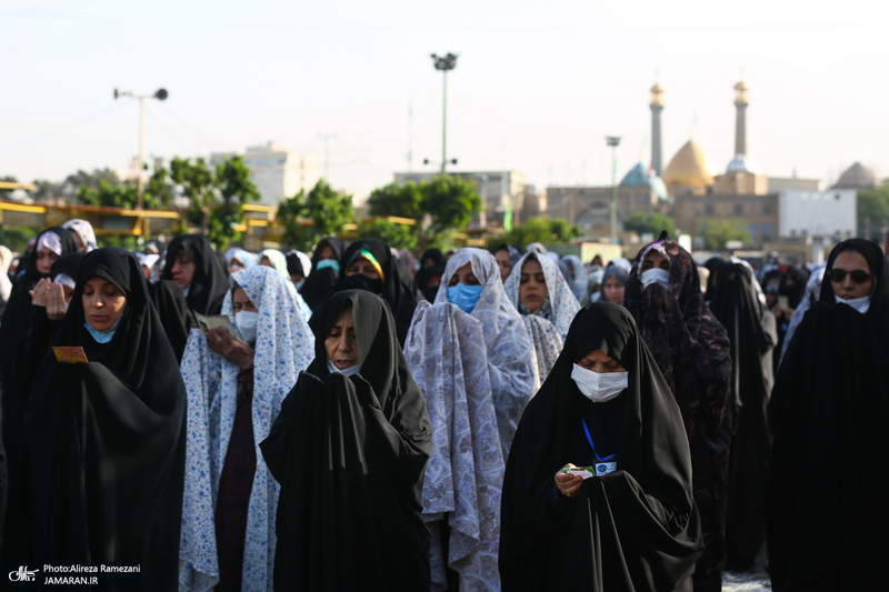 نماز عید سعید فطر در حرم عبدالعظیم حسنی(ع)