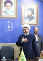 دیدار جمعی از علمای کشور عراق با رئیس موسسه تنظیم ونشر آثار امام خمینی