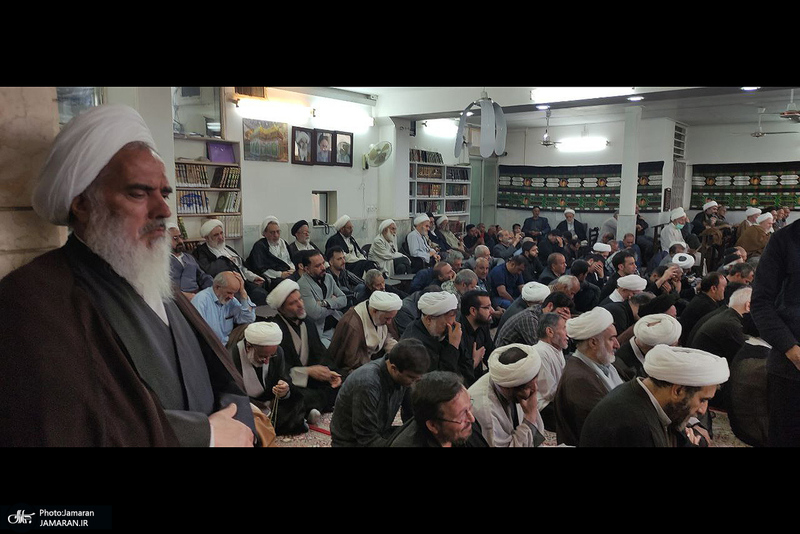 مراسم عزاداری شهادت امام صادق (ع)  در بیت آیت الله العظمی صانعی (ره)