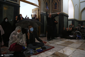 مراسم احیای شب بیست و یکم ماه رمضان در حرم مطهر امام رضا (ع)