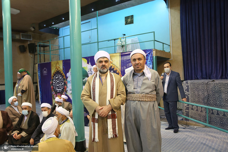 بازدید جمعی از امامان جمعه، روحانیون، علما، فضلا و مدرسین حوزه های علمیه اهل تسنن از جماران