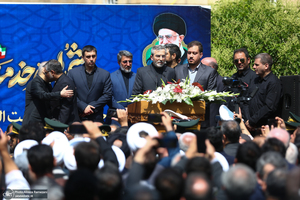 تشییع پیکر شهید حسین امیرعبداللهیان در وزارت امور خارجه