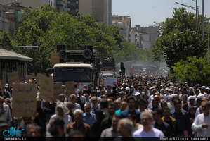 تشییع پیکر شهدای ترور در تهران