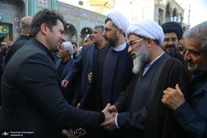مراسم تشییع آیت الله موسوی تبریزی (ره)