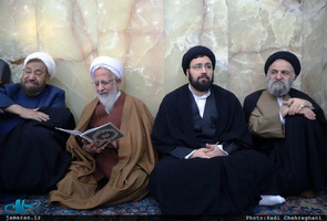 مراسم چهلمین روز درگذشت آیت الله العظمی موسوی اردبیلی(ره) در مسجد اعظم قم