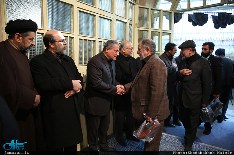 مراسم وداع با پیکر آیت الله هاشمی رفسنجانی(ره) در حسینیه جماران-5