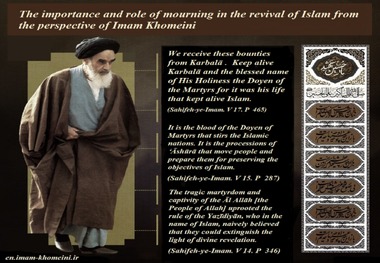  Infographic: The importance and role of mourning in the revival of Islam from the perspective of Imam Khomeini