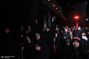مراسم عزاداری امام حسین (ع) در خیابان کشور دوست