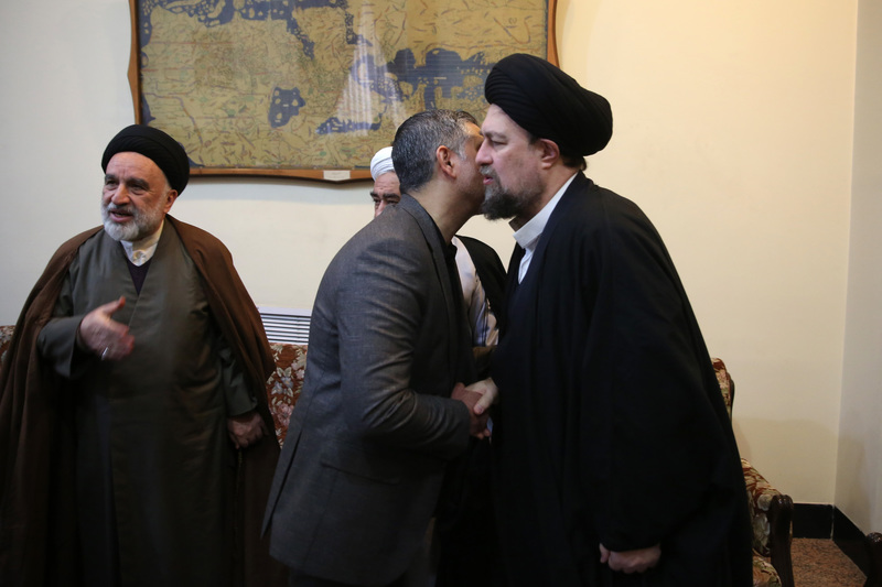 مراسم تشییع حجت الاسلام حاج شیخ مصطفی قنبرپور در حرم امام خمینی (س)