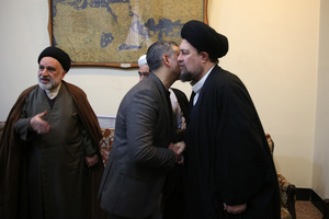 مراسم تشییع حجت الاسلام حاج شیخ مصطفی قنبرپور در حرم امام خمینی (س)