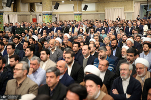 دیدار مسئولان نظام و سفرای کشورهای اسلامی با رهبر معظم انقلاب