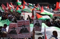 راهپیمایی طرفداران فلسطین در ایتالیا (9)