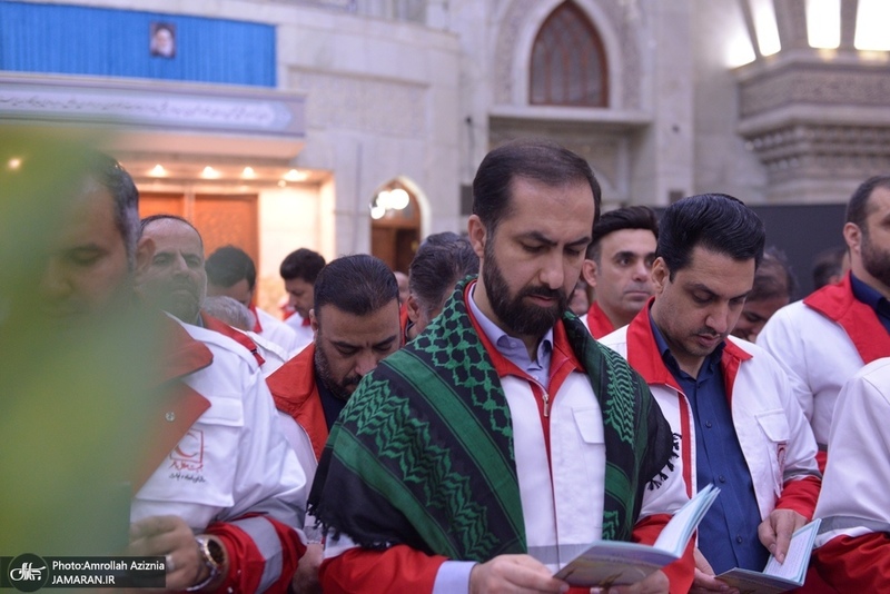 تجدید میثاق اعضای بسیج هلال احمر با آرمان های حضرت امام خمینی (4)