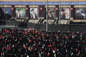 مراسم وداع رهبر شهید در مصلی امام خمینی