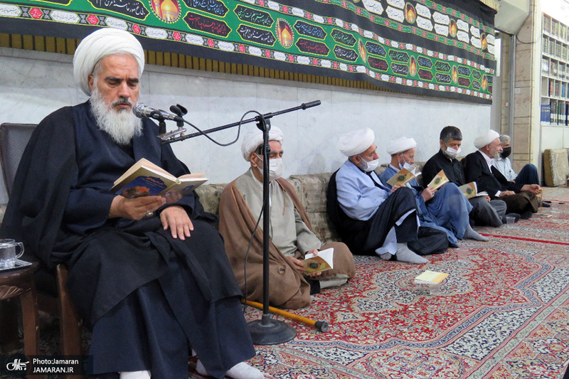 مراسم احیای شب بیست و یکم ماه رمضان دفتر آیت الله العظمی صانعی (ره)