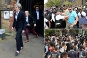 عکس/ حمله به نخست وزیر انگلیس