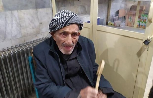 پیرمرد ۱۱۸ ساله بانه‌ای در انتخابات شرکت کرد