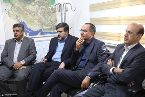دیدار وزیر راه و شهر سازی با سید حسن خمینی