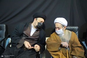 مراسم ختم همسر آیت الله العظمی سبحانی در قم