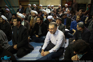 مراسم چهلمین روز درگذشت آیت الله العظمی موسوی اردبیلی(ره) در حسینیه جماران