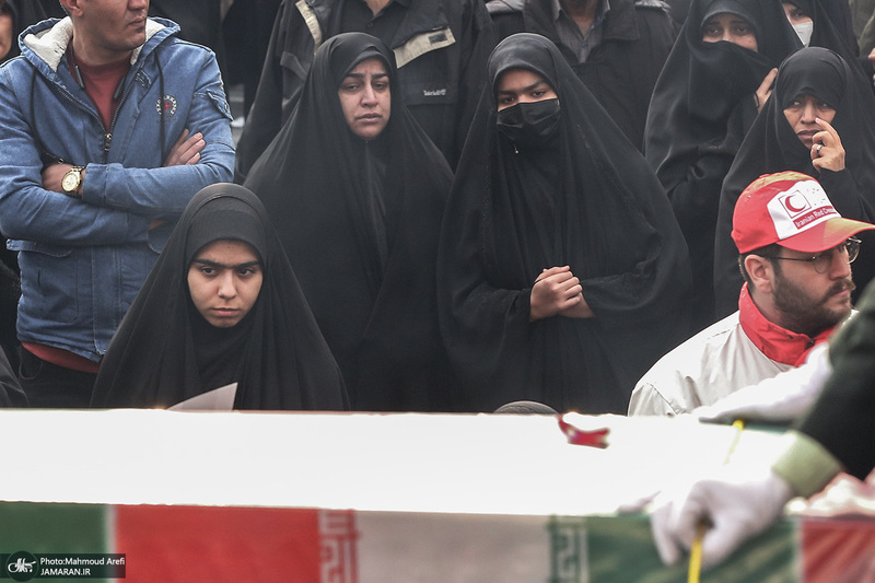 مراسم تشییع 200 شهید گمنام دفاع مقدس در تهران -2