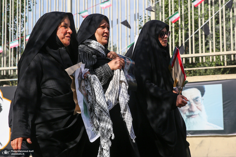 مراسم وداع با رهبر شهید انقلاب در مصلی تهران -2