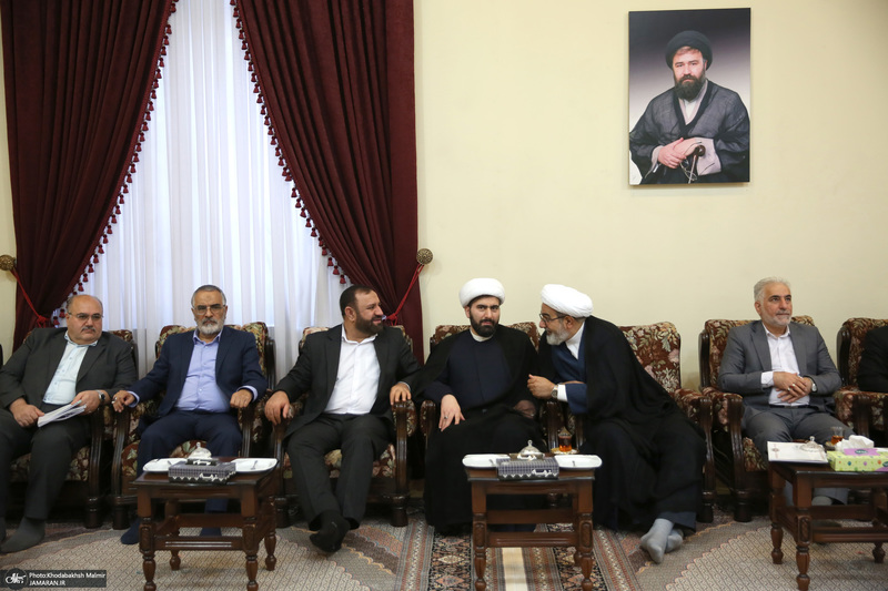 حاشیه مراسم تجدید میثاق رئیس و کارکنان قوه قضاییه با آرمان های امام؛