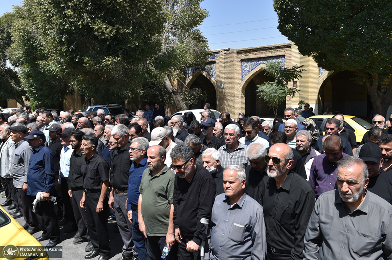 مراسم تشییع و خاکسپاری حاج محسن امین‌زاده